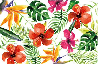 Laptop sticker bloemen en planten