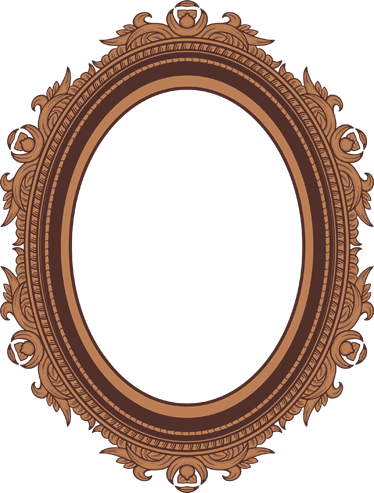 Decoratieve Muursticker Omlijsting