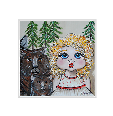 Adesivo decorativo Riccioli D'oro - TenStickers