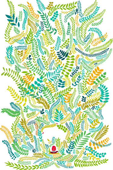 Adesivo fantasia lettura Bonita del Norte - TenStickers