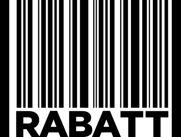 Schaufensteraufkleber Barcode Rabatt - TenStickers