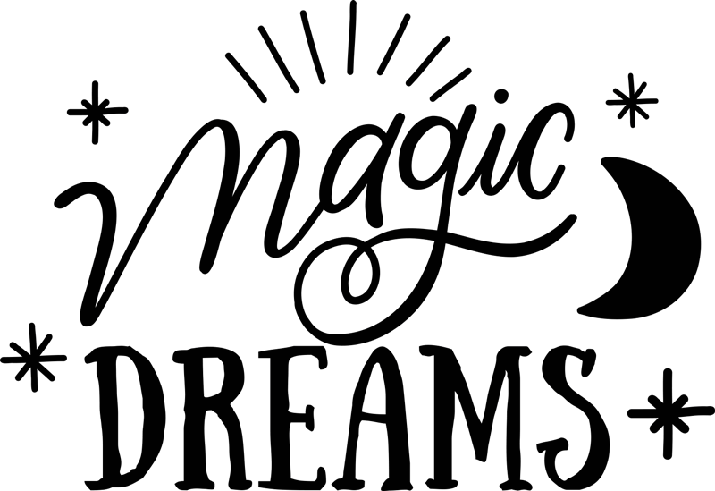 贴纸 卧室墙贴 魔法梦 - TenStickers