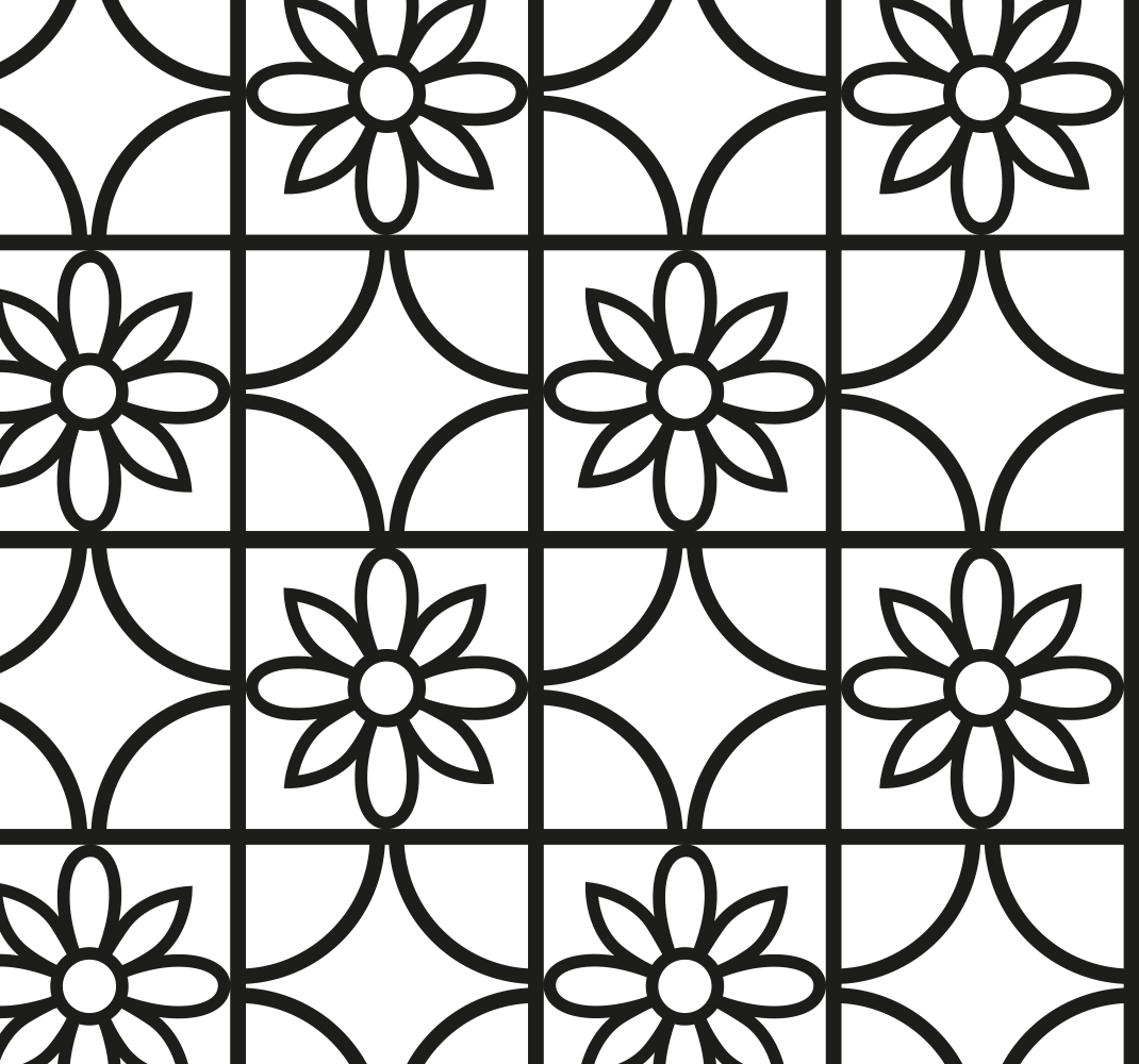 Fensteraufkleber geometrisches muster - TenStickers