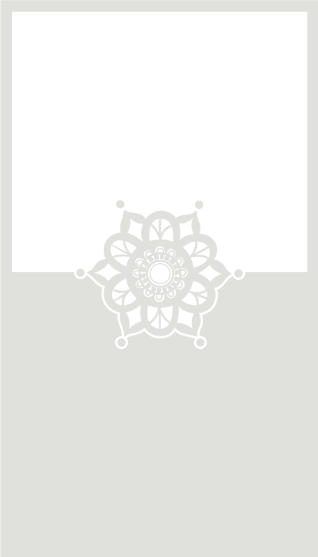 창 스티커 만다라 디자인 - TenStickers