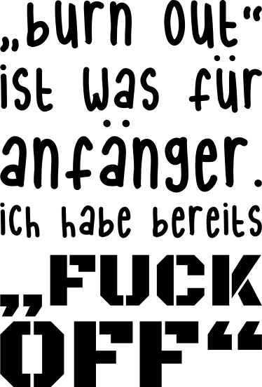 Wandttattoo Sprüche Fuck Off - TenStickers