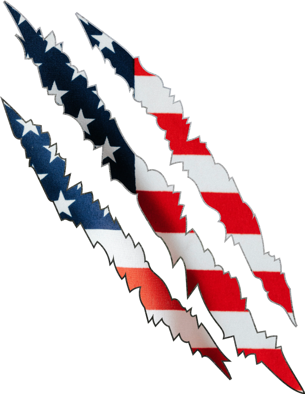 Autoaufkleber Vereinigte Staaten von Amerika Flagge - TenStickers