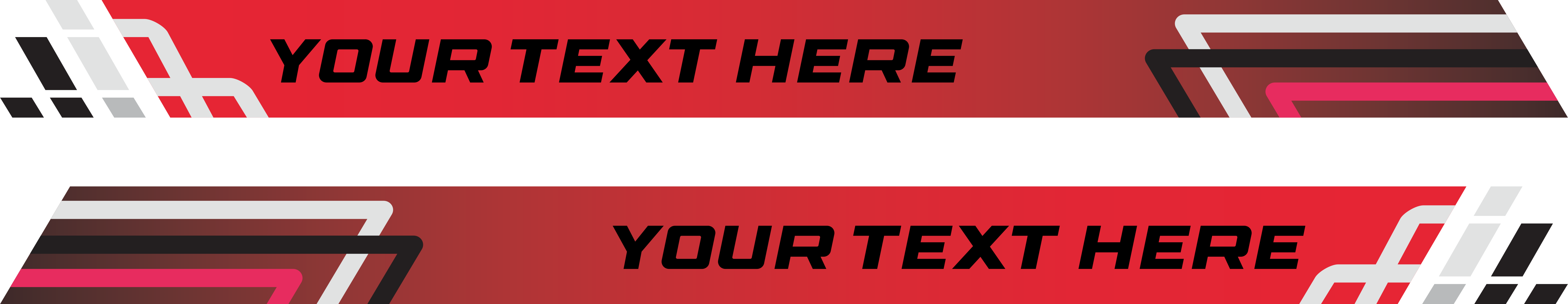 Racing stripe car sticker  - TenStickers