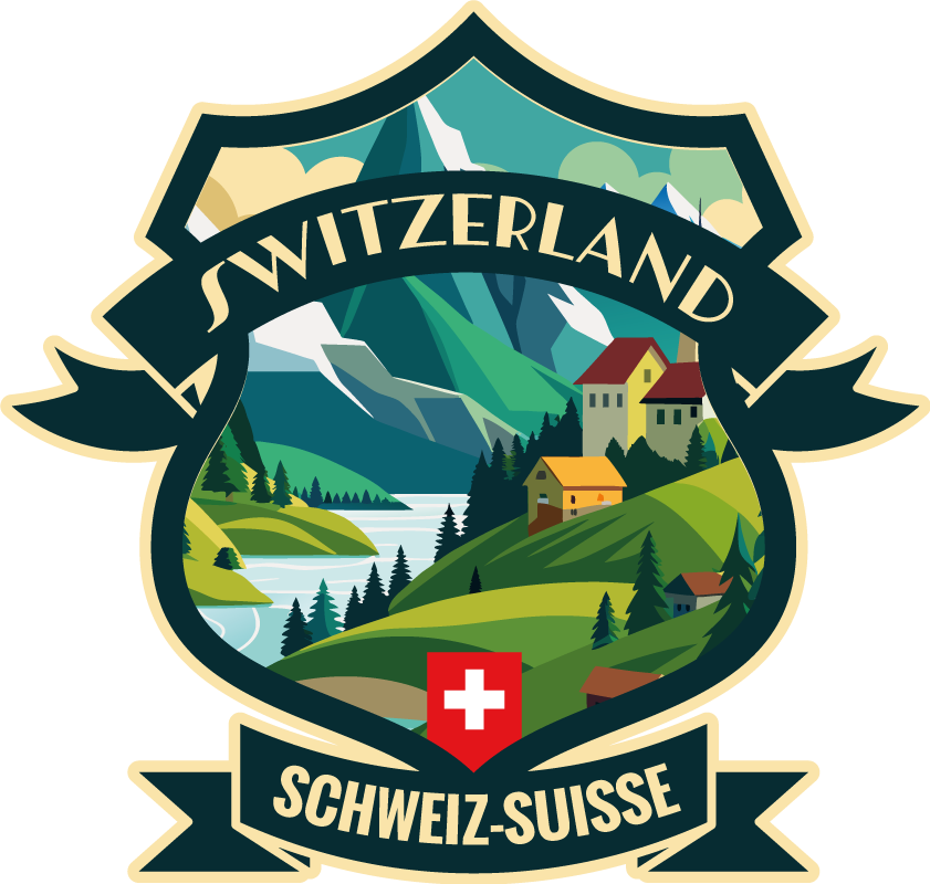 Autoaufkleber vintage schweizer symbole - TenStickers