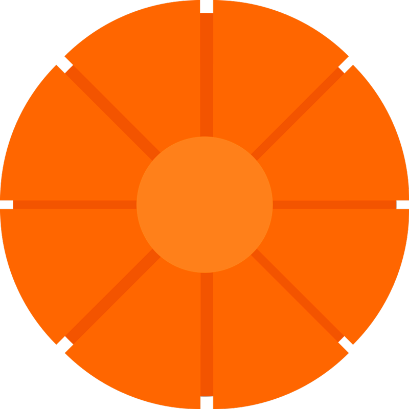 Nederlandse kokarde autosticker - TenStickers