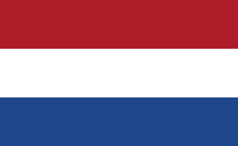 Nederlandse vlag voor kap autosticker - TenStickers