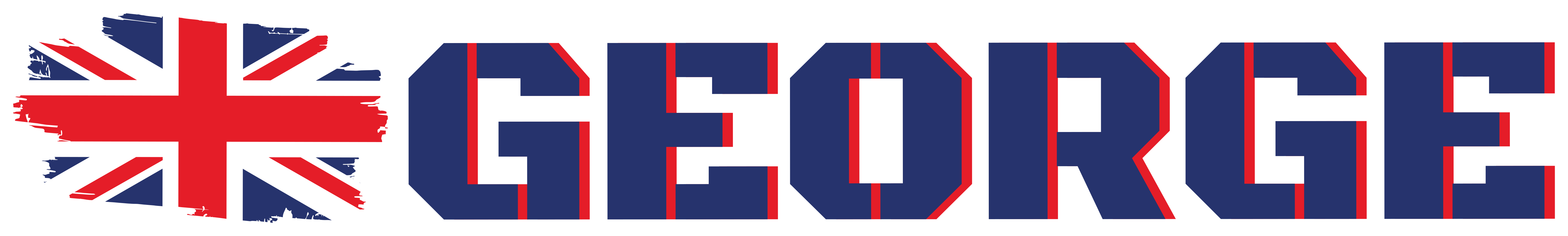 Personalised name United Kingdom flag car sticker - TenStickers