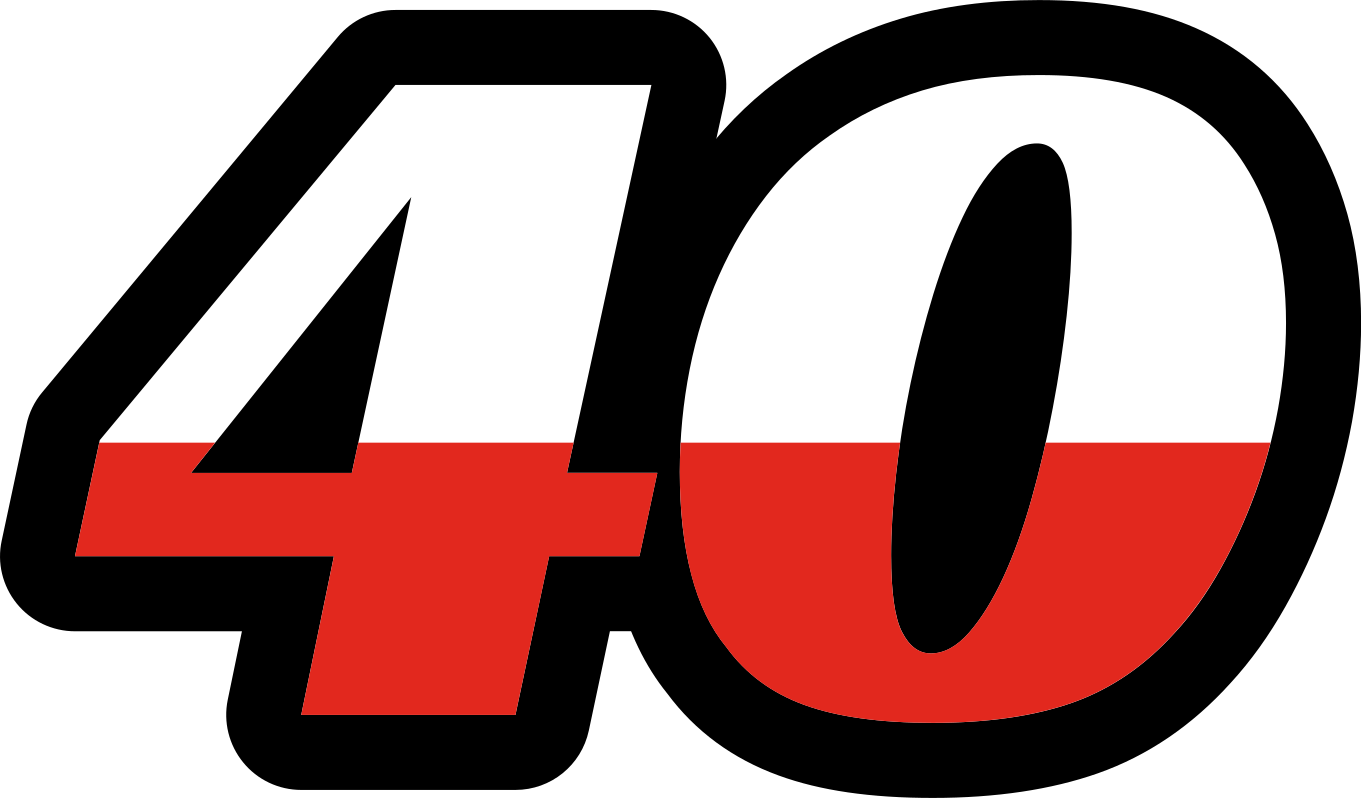 Naklejka na samochód biało-czerwony numer personalizowany - TenStickers