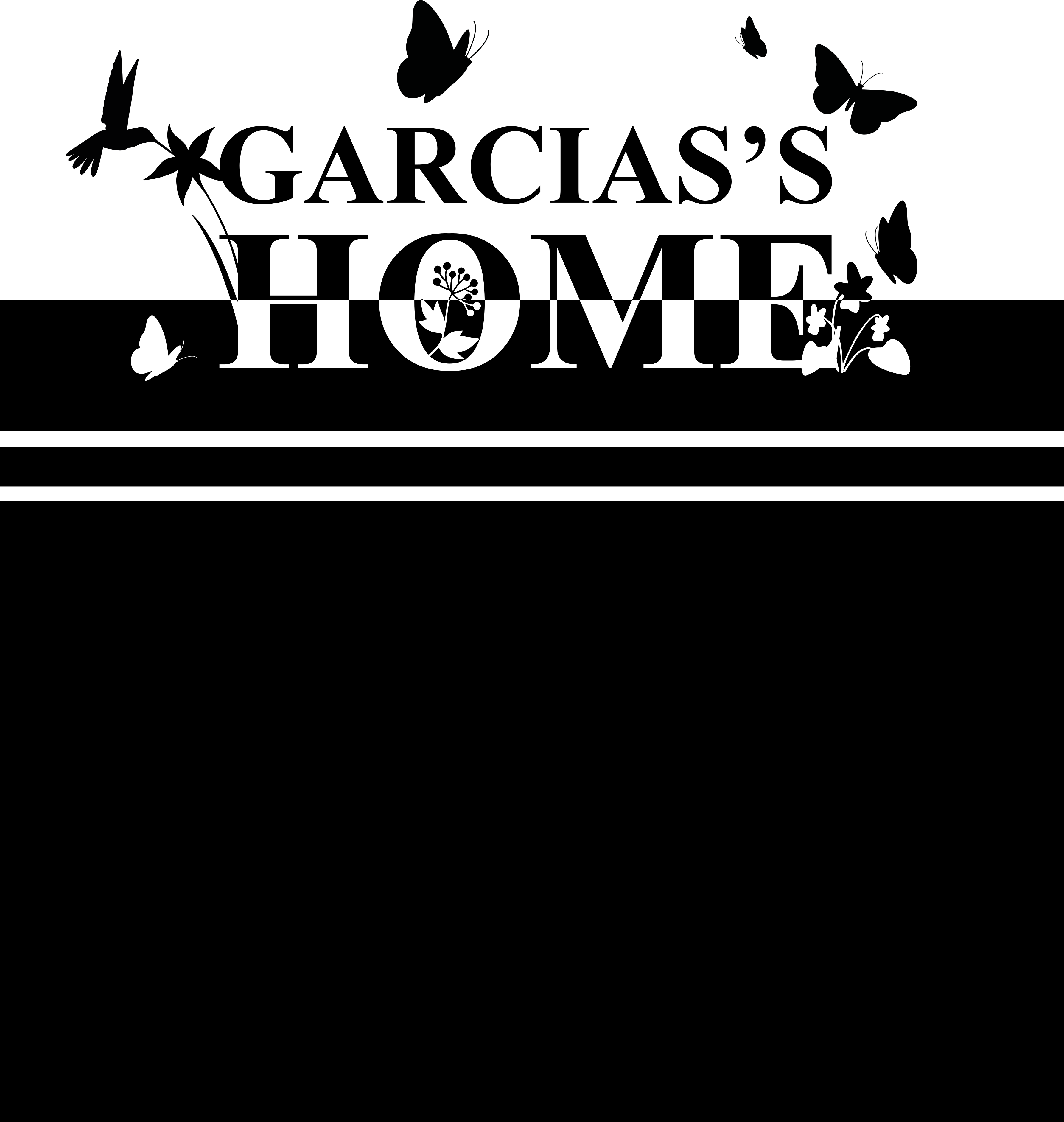 Vinilo para cristales texto con plantas - TenVinilo