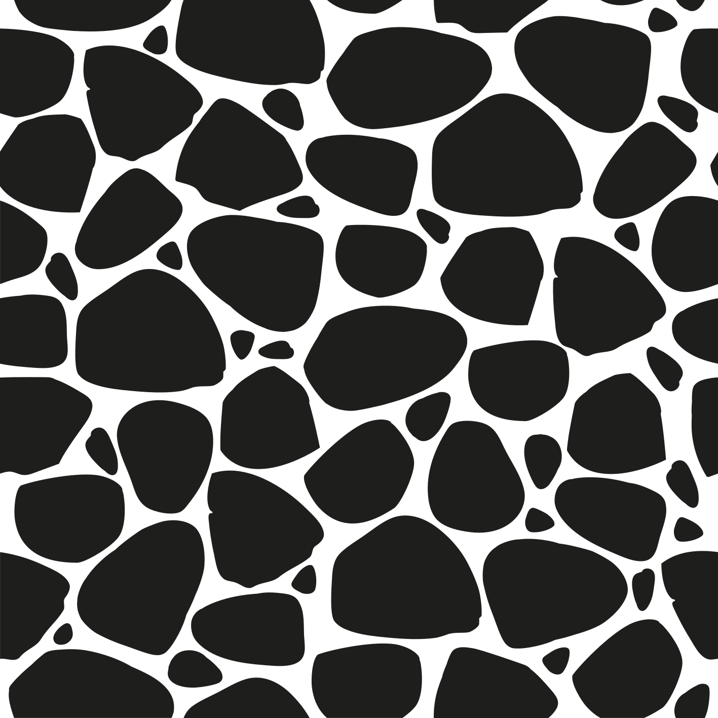 Vinilo para cristal ventana siluetas de piedras - TenVinilo