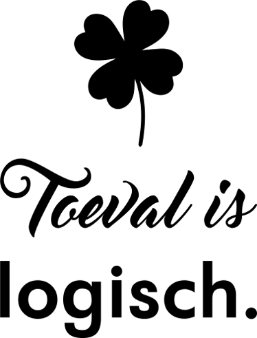 Muursticker Toeval is logisch - TenStickers