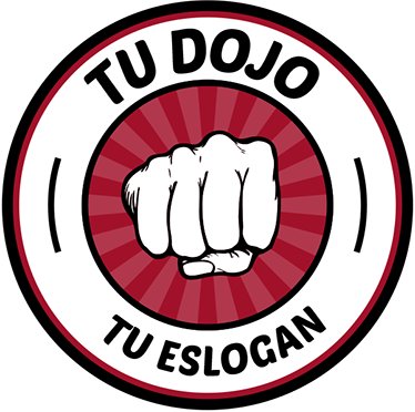 Vinilo karate dojo personalizable - TenVinilo