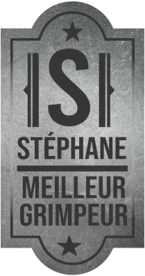 Sticker vélo meilleur grimpeur personnalisable - TenStickers