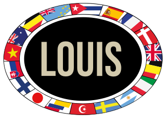 Flags and personalized text bike sticker - TenStickers