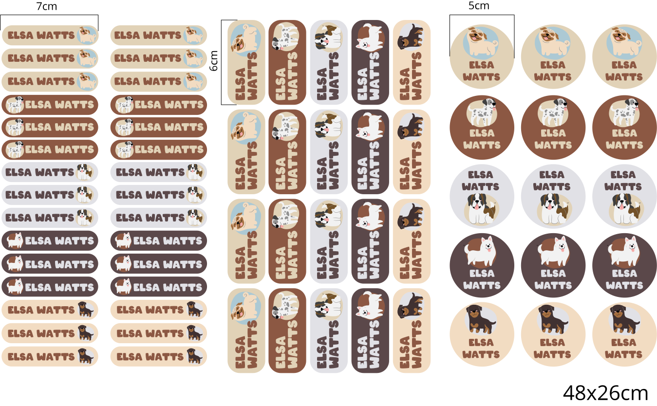 Vinilo PlayStation diseños de escuelas para perros - TenVinilo