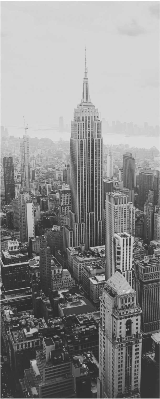 new york skyscrapers furniture sticker - TenStickers