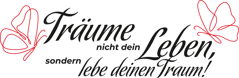 Wandtattoo lebe deine träume - TenStickers