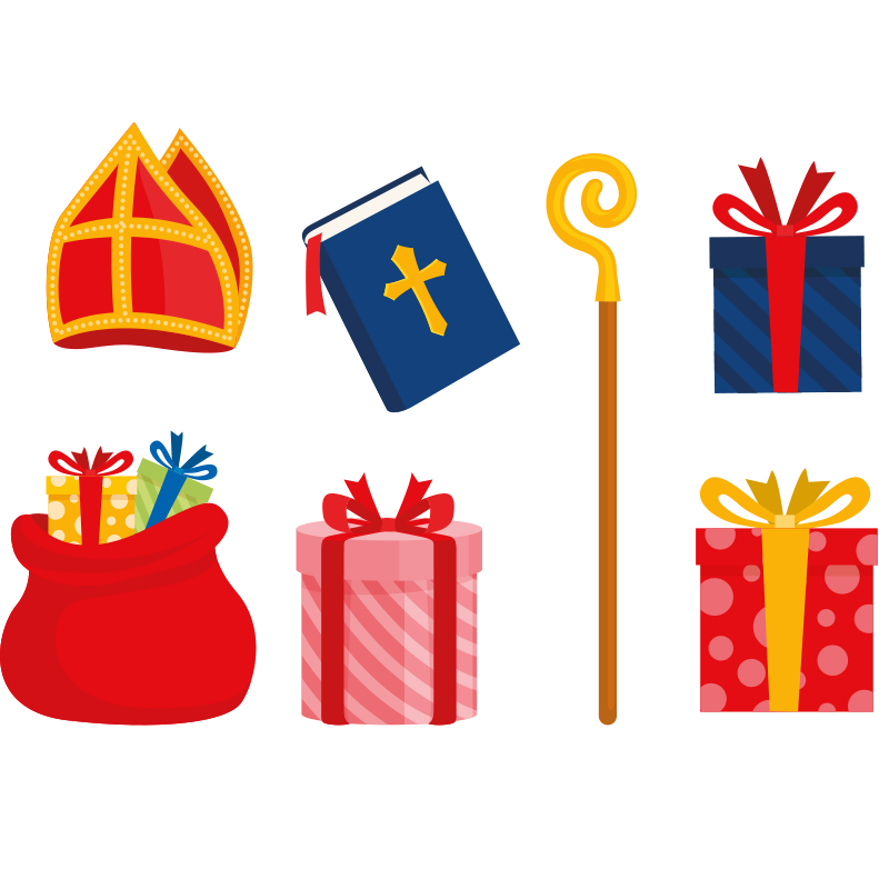 cadeau sticker pack sinterklaas sticker - TenStickers
