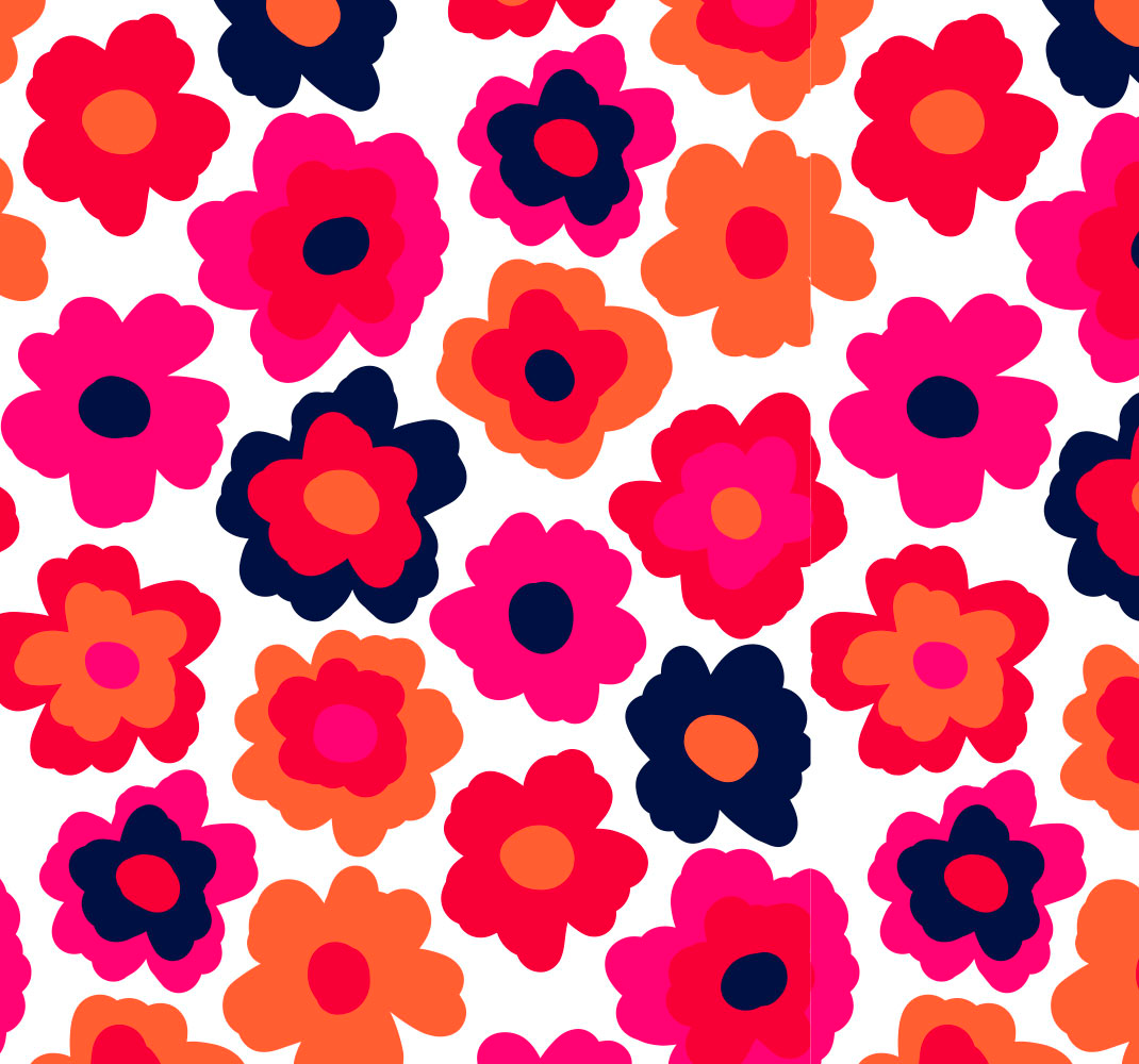 Sticker fleur coquelicot rouge - TenStickers
