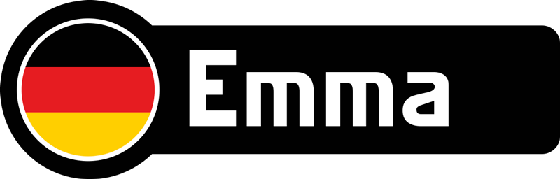 Namensaufkleber Fahrrad mit Flagge - TenStickers