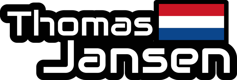 Vlag en achternaam fiets naamsticker - TenStickers