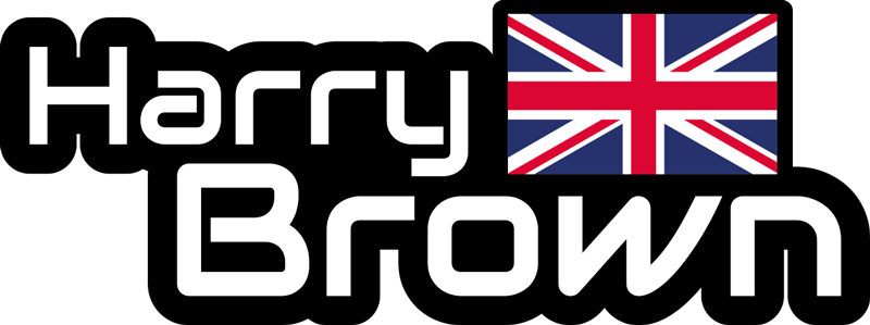 Flag with name and last bike sticker - TenStickers