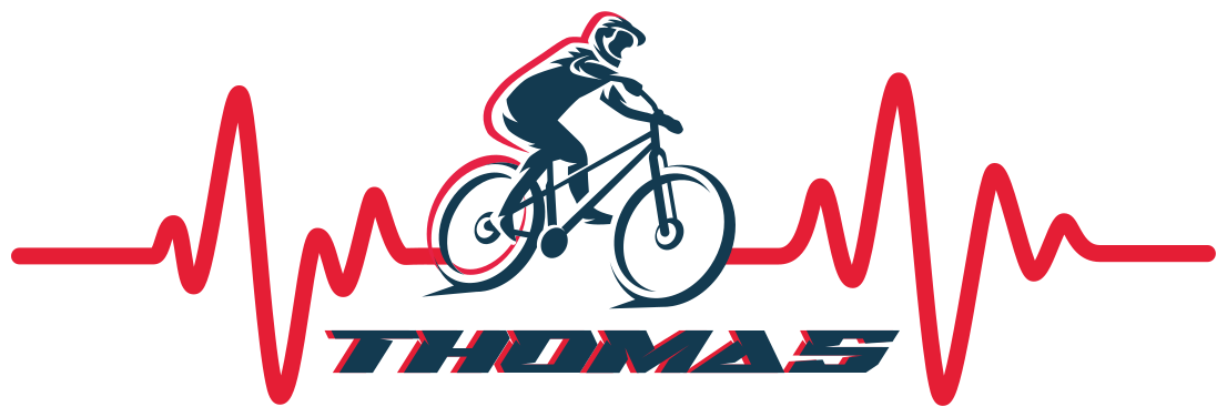 Heart beat bike sticker with name - TenStickers