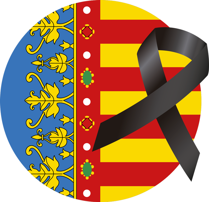 Pegatina coche DANA Valencia - TenVinilo