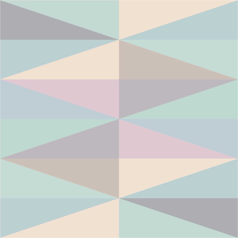 Vinilo para mueble triángulos de colores pastel - TenVinilo
