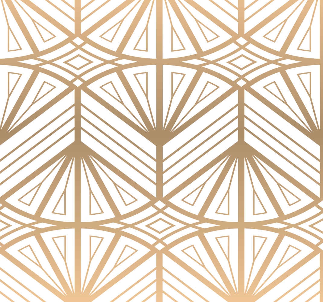 αυτοκόλλητο έπιπλα art deco χρυσή κλίση - TenStickers