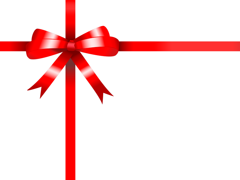 Vinilo escaparate lazo de regalo - TenVinilo