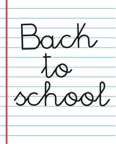 Sticker back to school bloc note - TenStickers