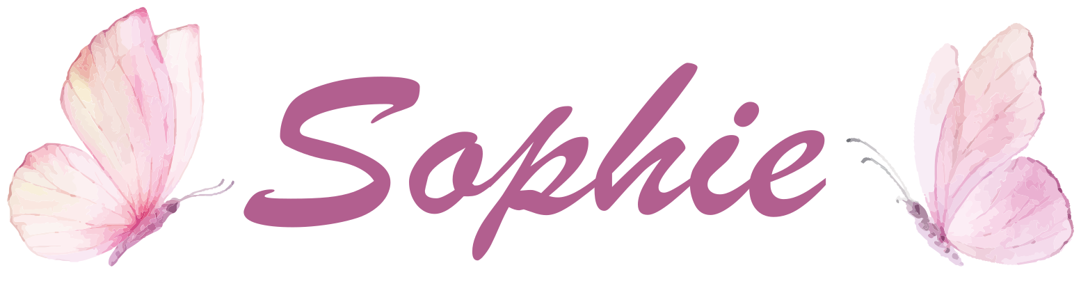 Sticker vélo petits papillons avec nom - TenStickers