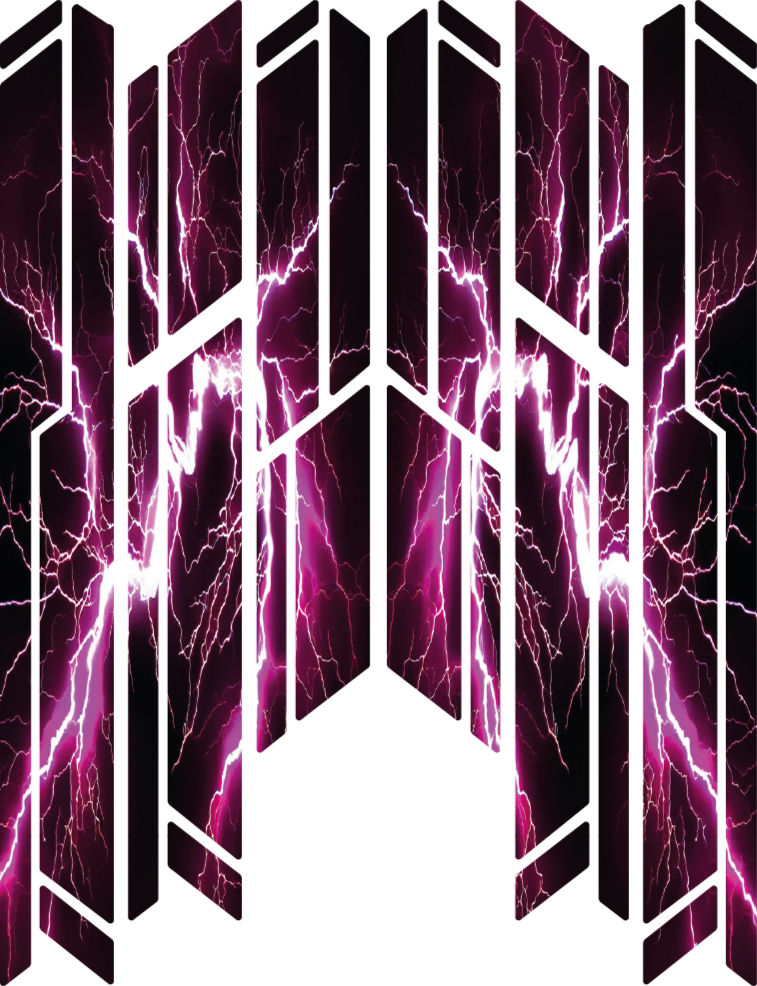 Autocolante animal relâmpago rosa - TenStickers