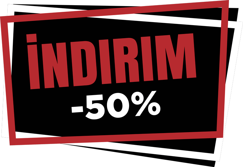 Yüzde indirim hayvan çıkartması - TenStickers