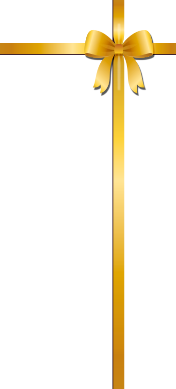 Vinilo navideño puerta cinta dorada - TenVinilo