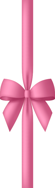 door pink gift ribbon Christmas sticker - TenStickers