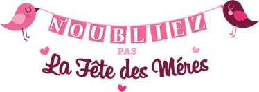 Sticker n'oubliez pas fête des mères - TenStickers