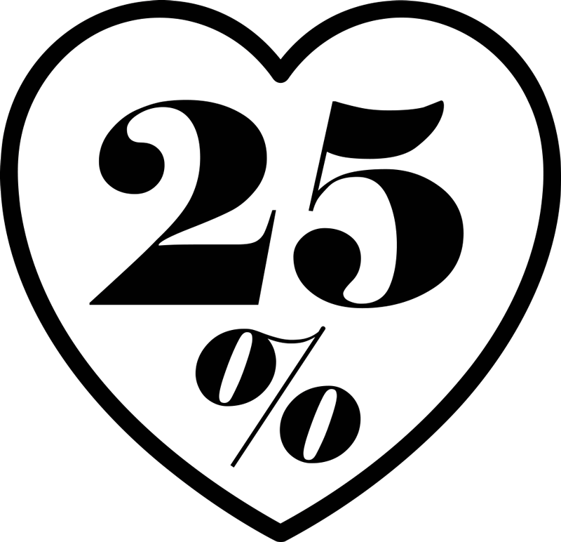 heart discount valentine's sticker - TenStickers