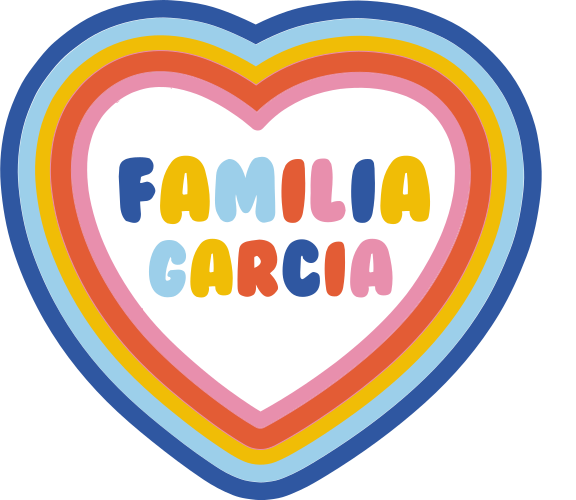 Autocolante para frigorífico coração com seu nome - TenStickers