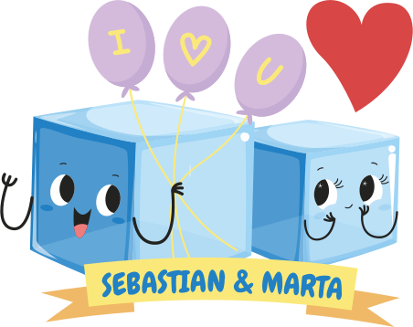 Folie Kühlschrank eiswürfel mit euren namen - TenStickers