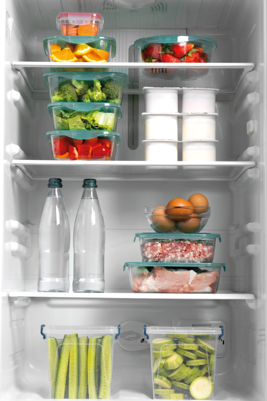 Full healthy food fridge sticker - TenStickers