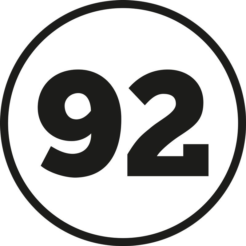 Rally number car sticker - TenStickers