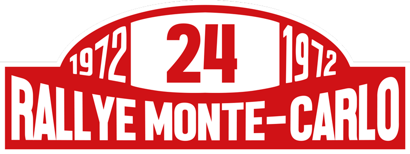 rally number Monte-Carlo car sticker - TenStickers