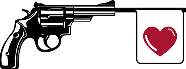 Vinilo decorativo disparo amor - TenVinilo