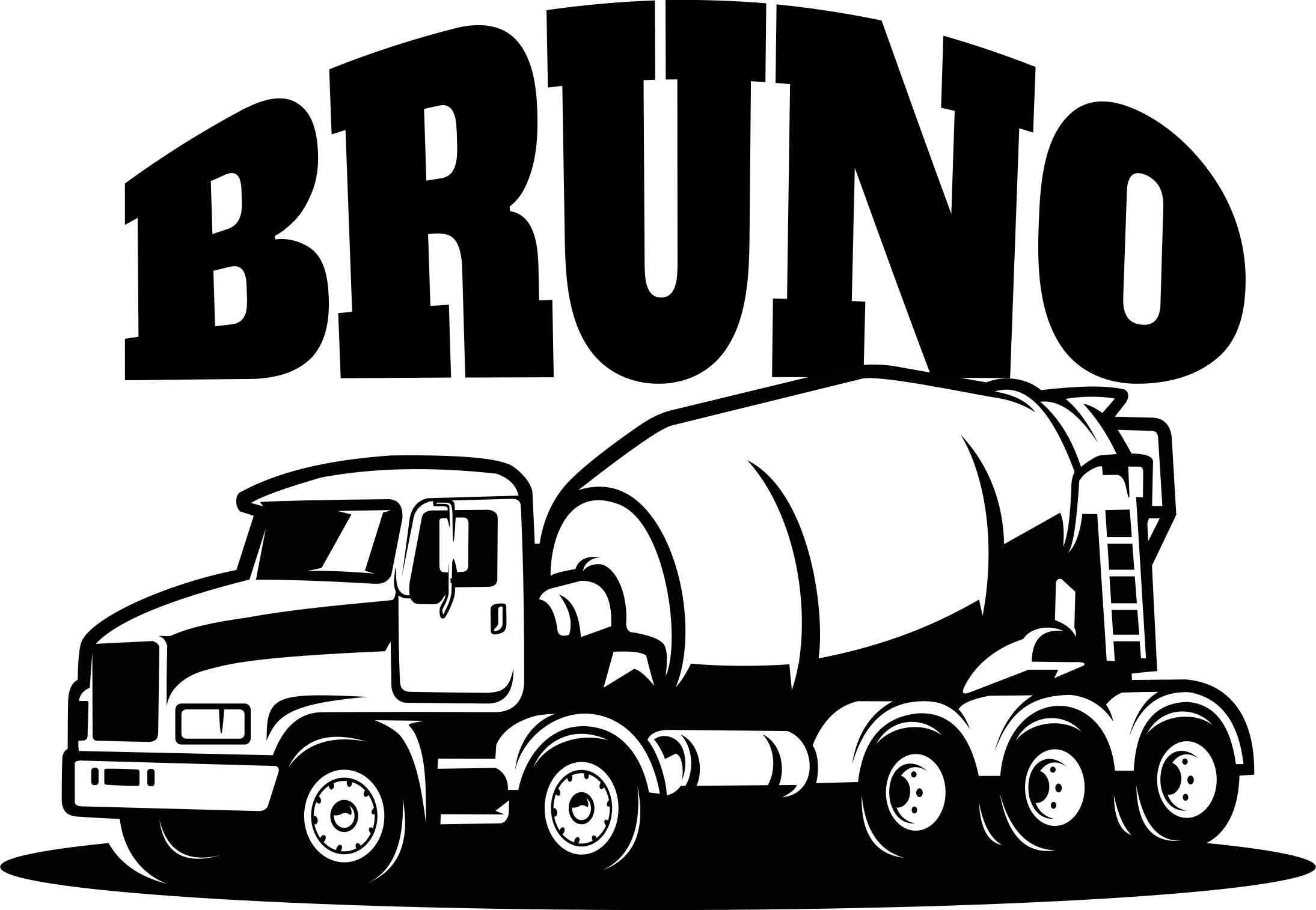 Individualizuota betono maišyklė sienų lipdukas vaikams - „Tenstickers“